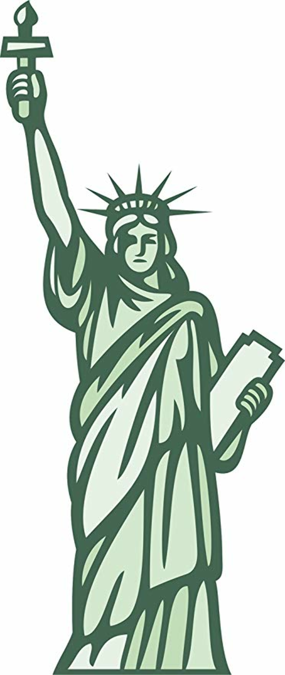 Download High Quality statue of liberty clipart simple Transparent PNG