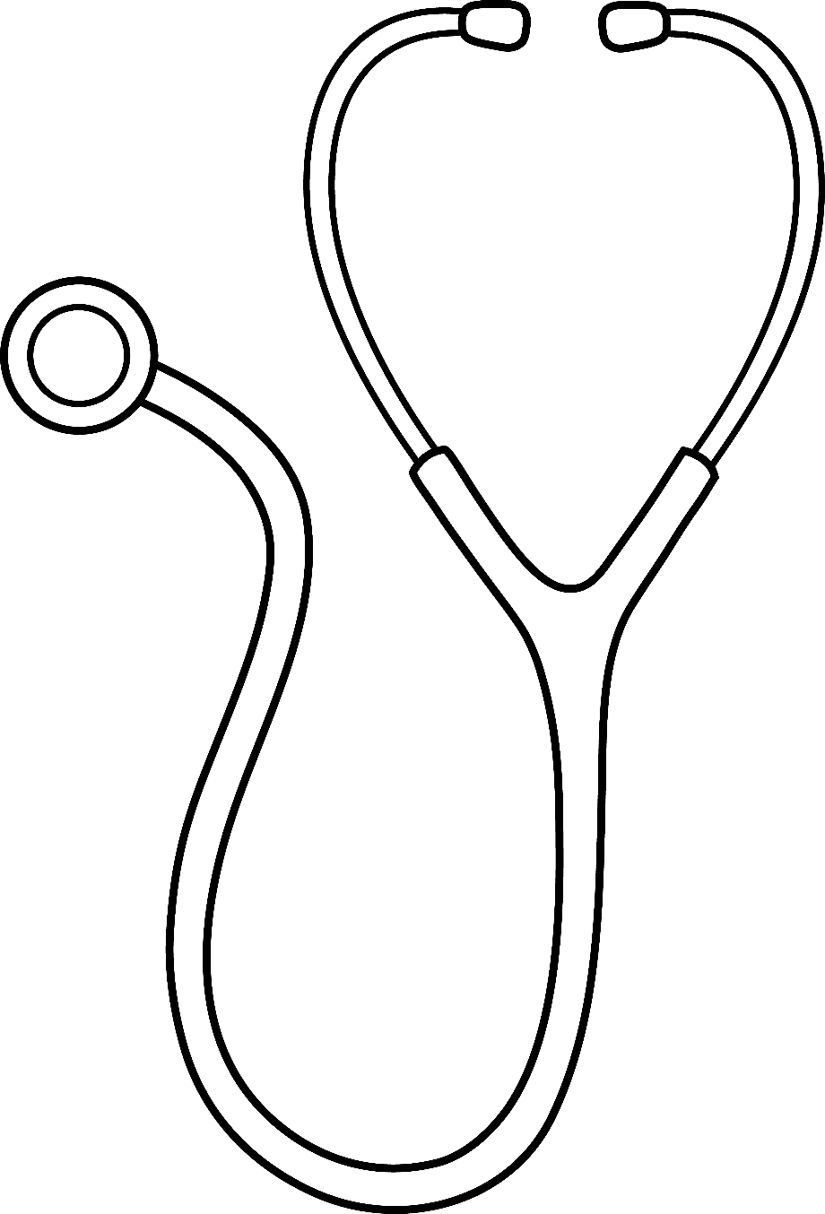 stethoscope clipart drawing