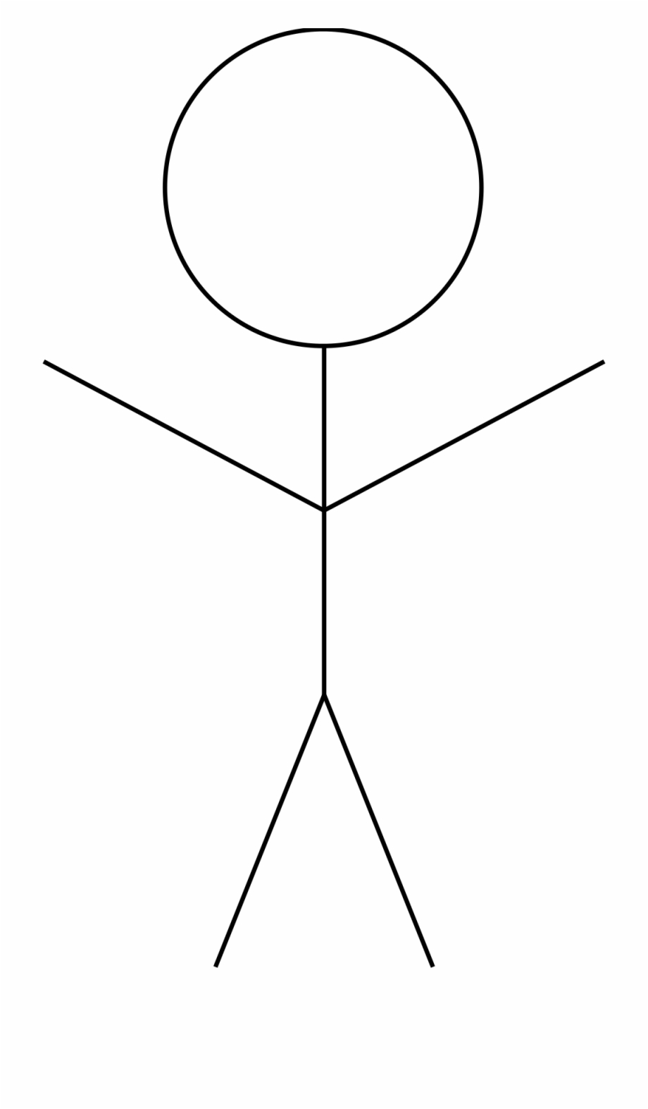 Download High Quality stick figure clipart black and white Transparent