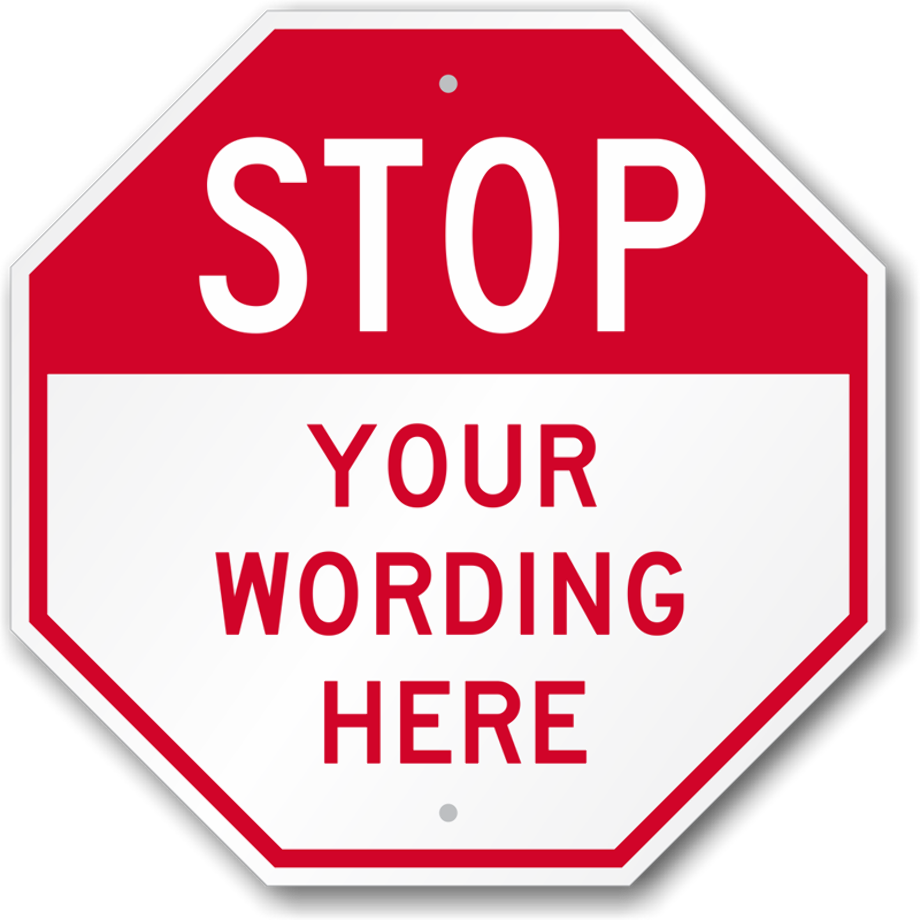stop sign clipart kids
