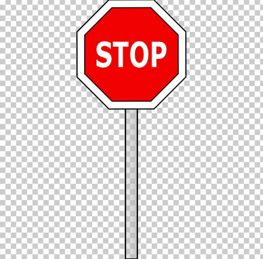 stop sign clipart animated