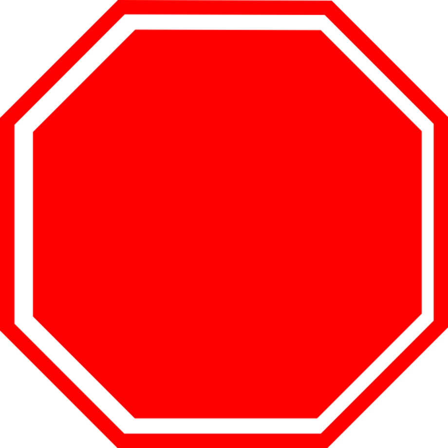 Download High Quality stop sign clip art blank Transparent PNG Images
