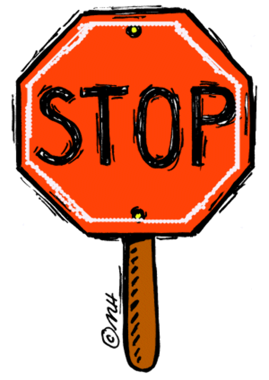 stop sign clip art cute