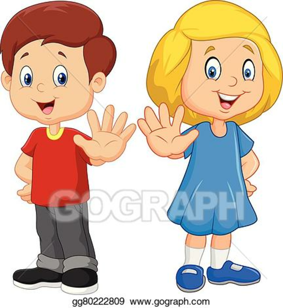 stop sign clipart child holding