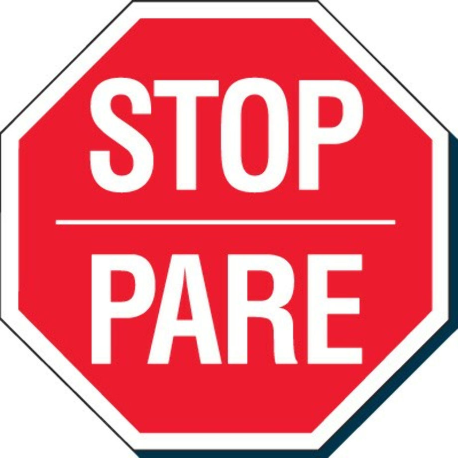 Download High Quality Stop Sign Clip Art Spanish Transparent PNG Images