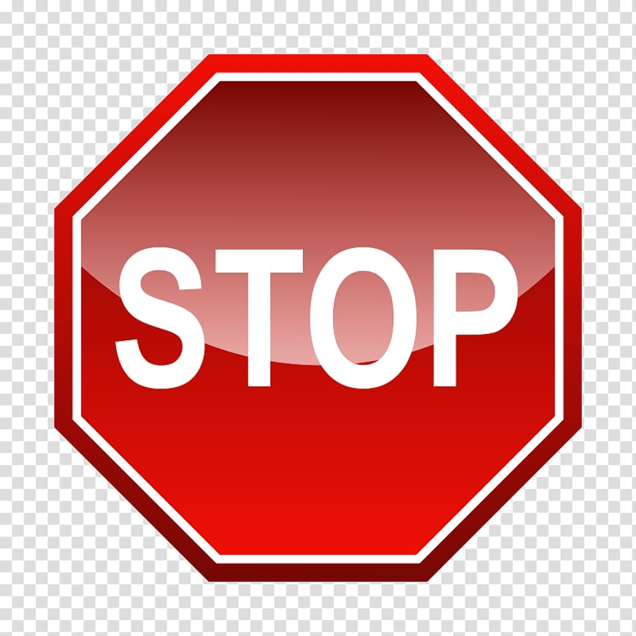 stop sign clipart transparent