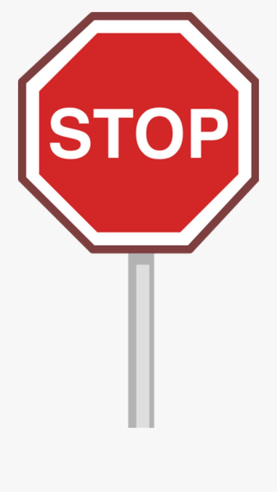 stop sign clipart transparent background