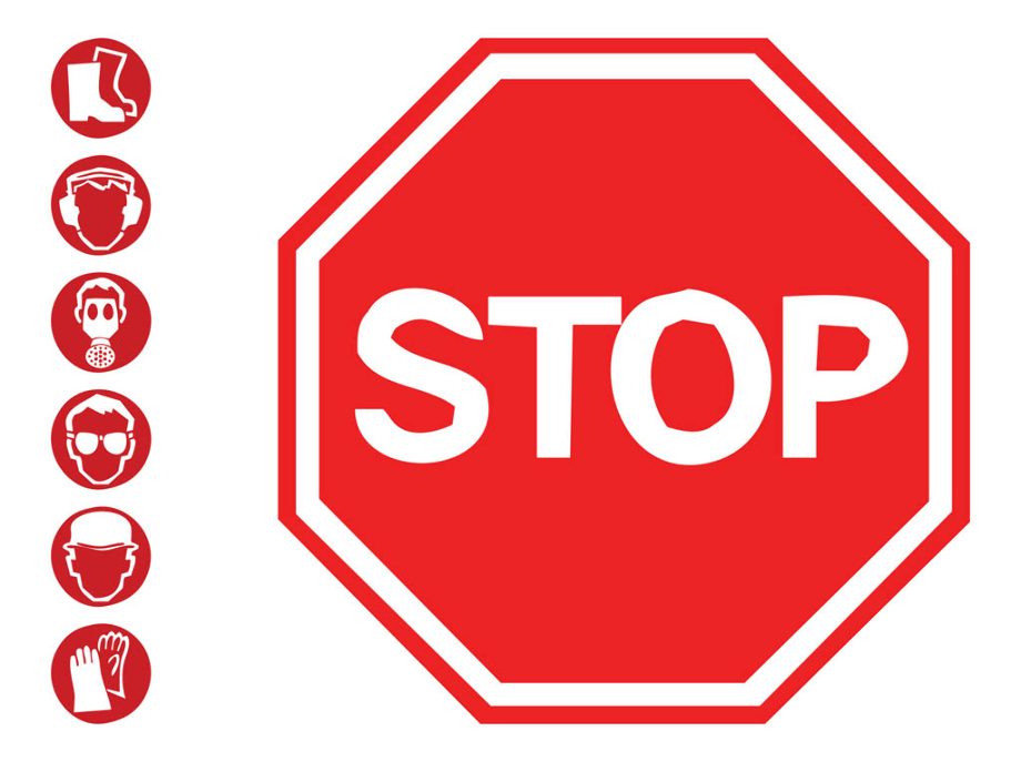 stop sign clip art silhouette