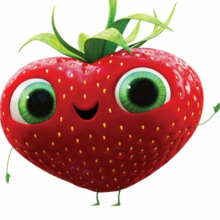 strawberry clipart face