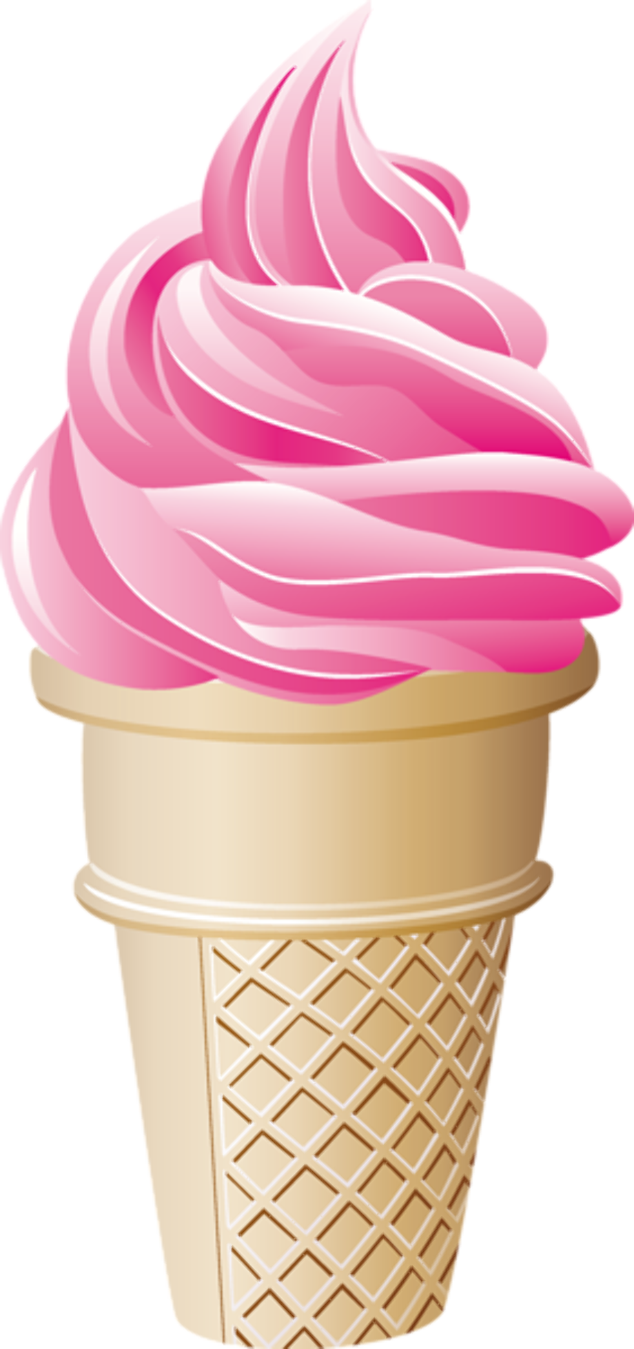 ice cream clipart strawberry