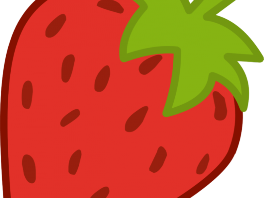 strawberry clipart simple