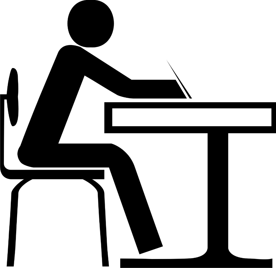 student clipart silhouette