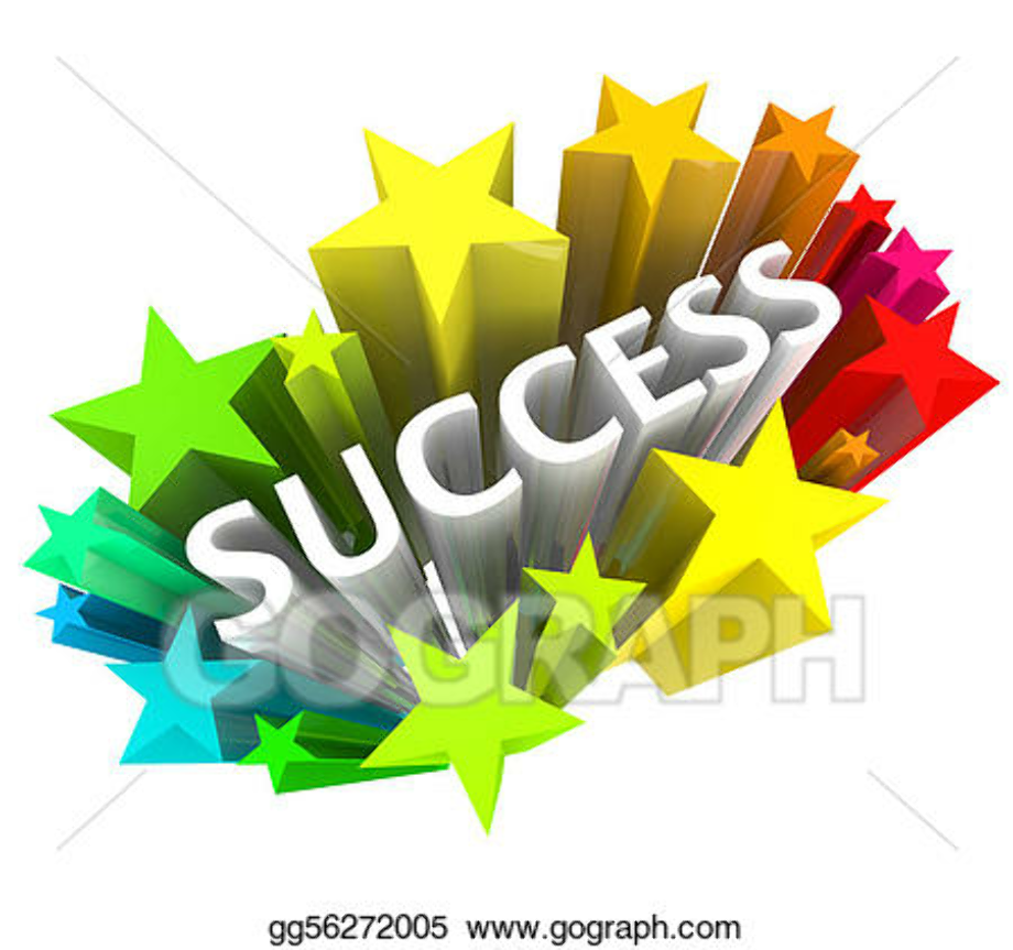 success clipart word