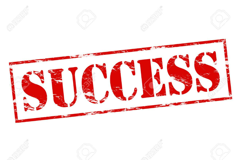 success clipart word