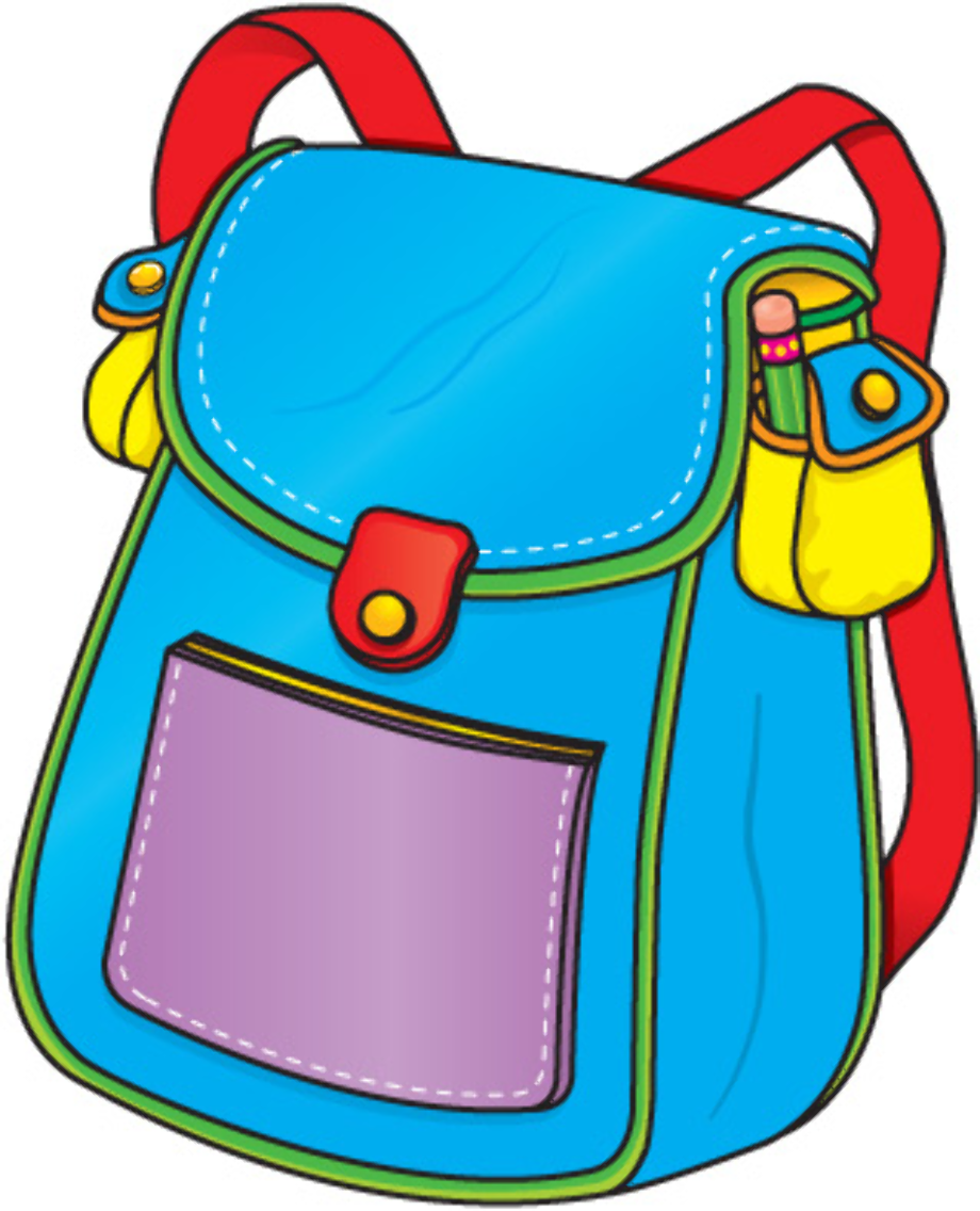backpack clipart kid