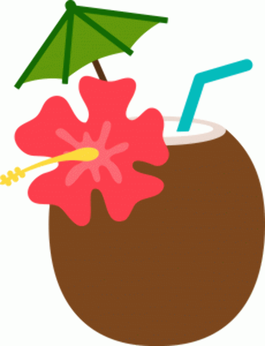 hawaiian clipart coconut