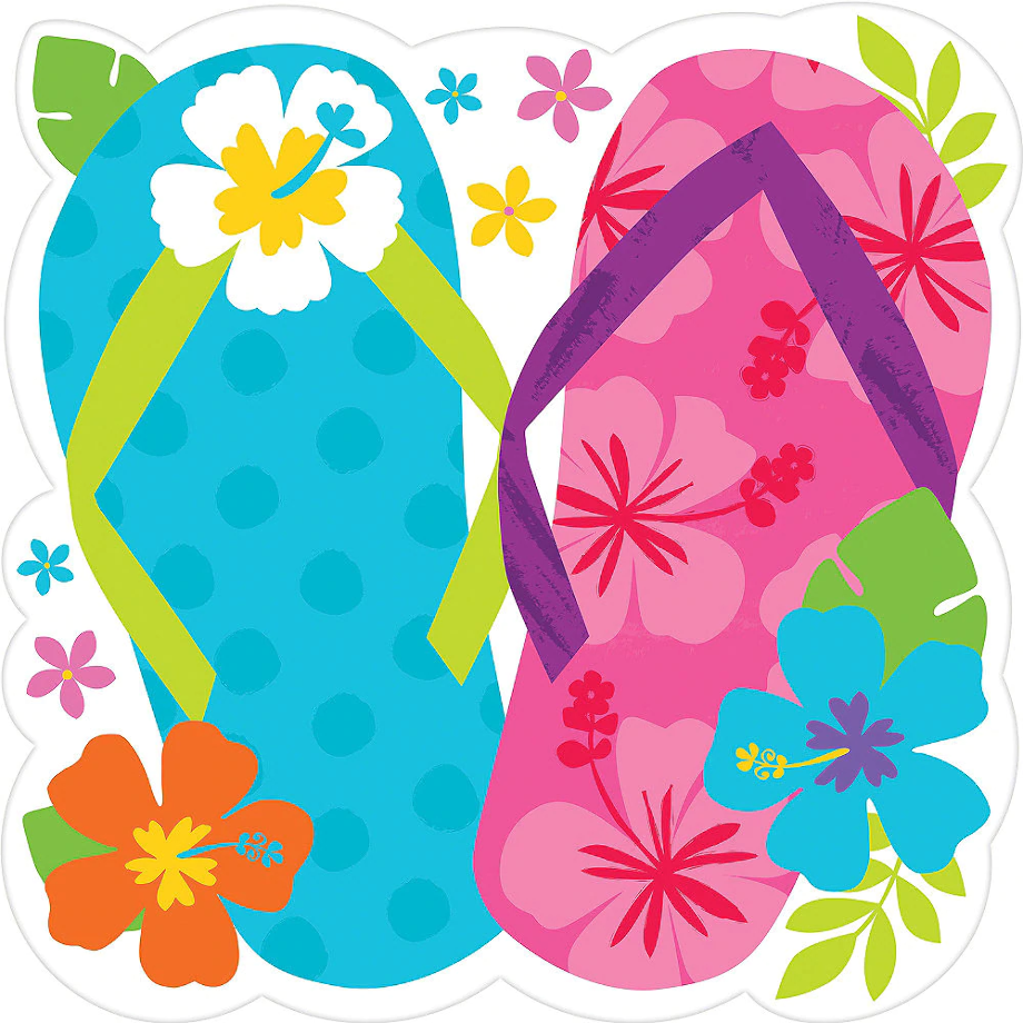 Flip Flops Clipart - Download High Quality Summer Clipart Flip Flop ...
