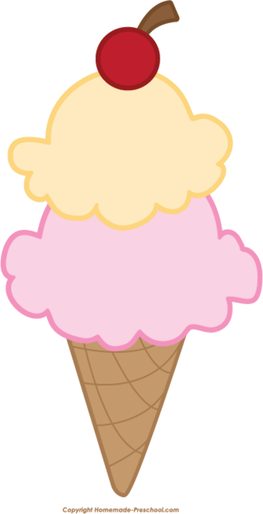 ice cream cone clip art printable