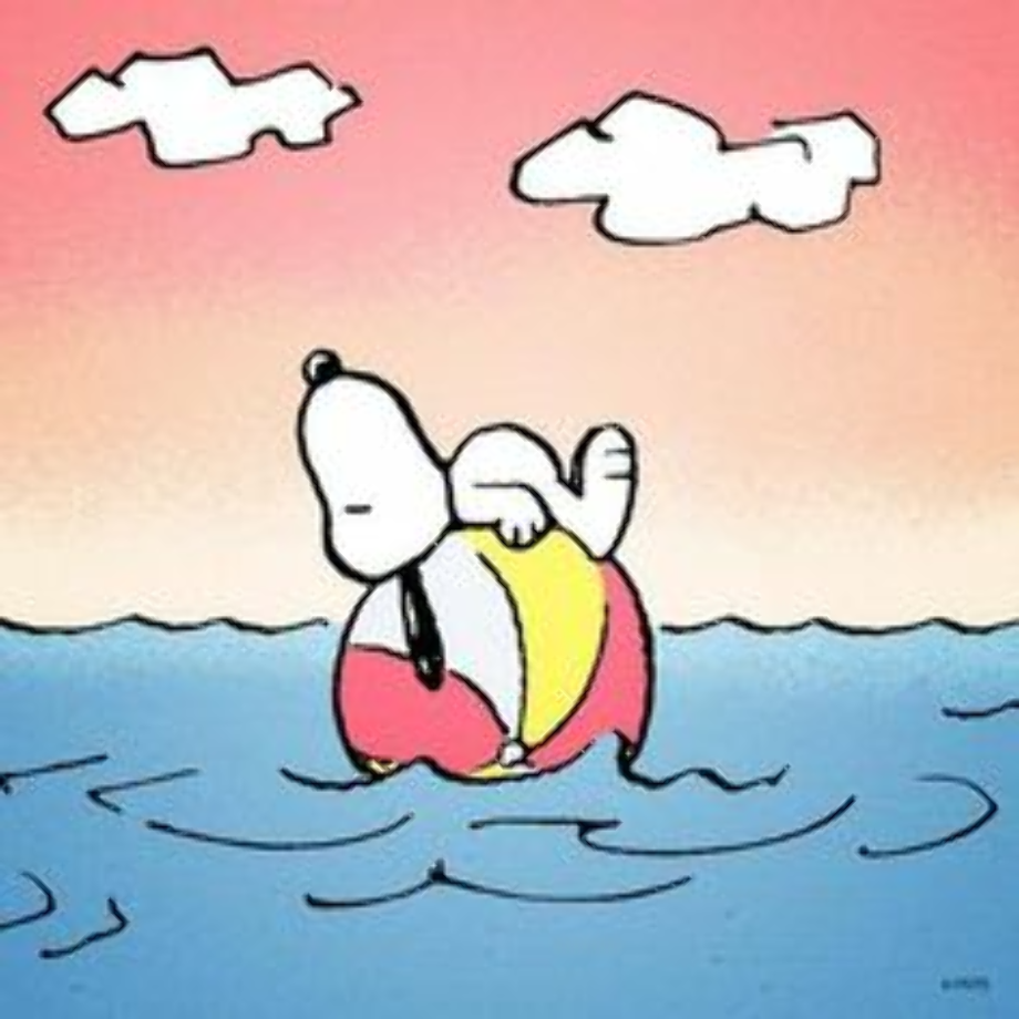 summer clipart snoopy