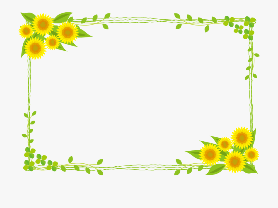 Free Free 217 Sunflower Border Svg Free SVG PNG EPS DXF File