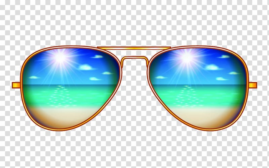 sunglasses transparent background colorful