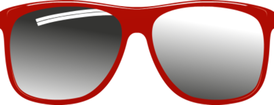 sunglasses clipart red