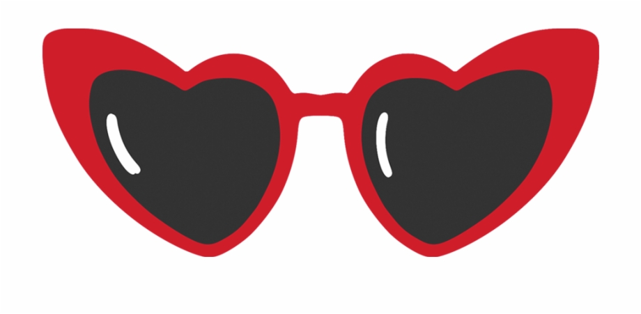 sunglasses clipart heart