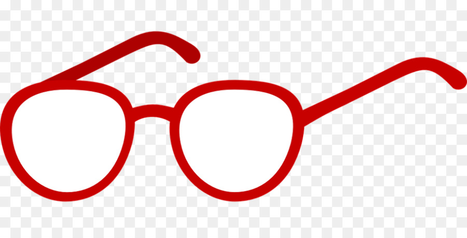 glasses clipart red