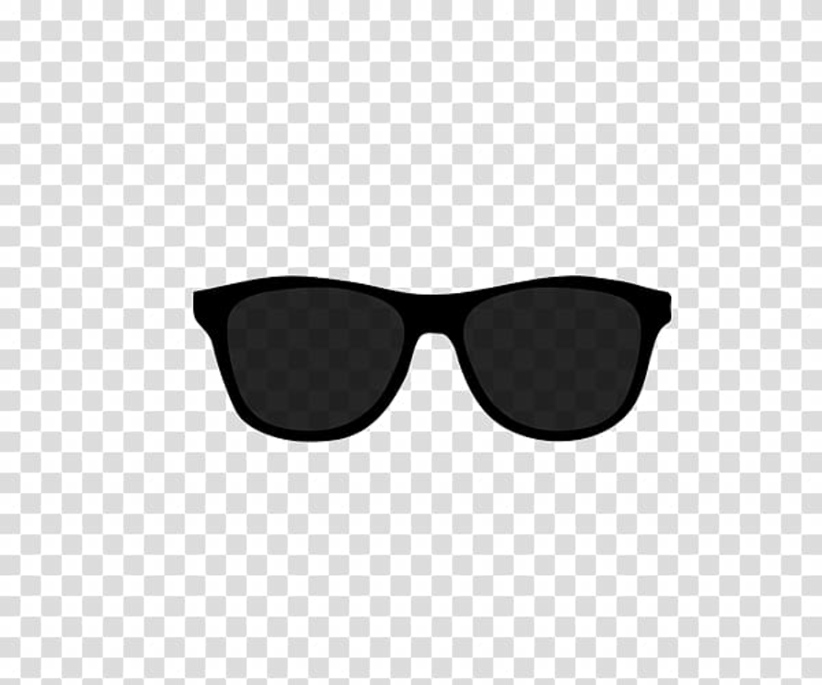 sunglasses transparent black