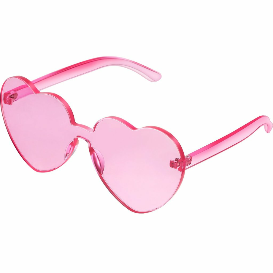 sunglasses transparent pink
