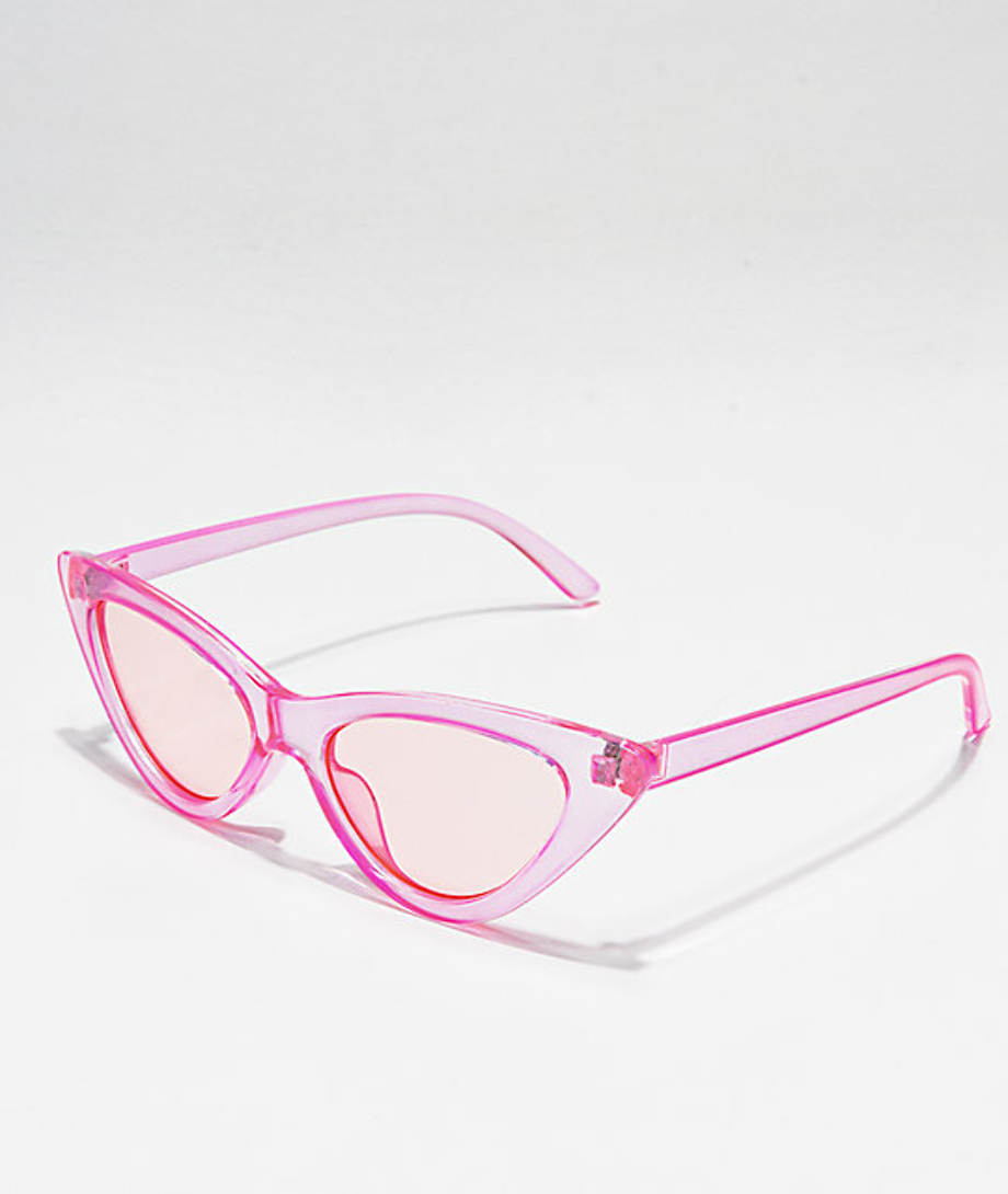 sunglasses transparent cat eye