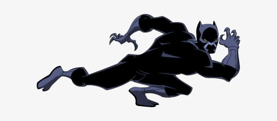 super hero clipart black panther