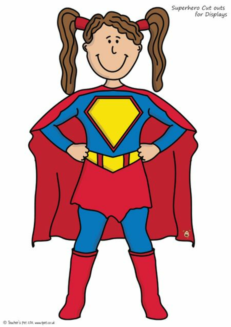 free clipart for teachers superhero