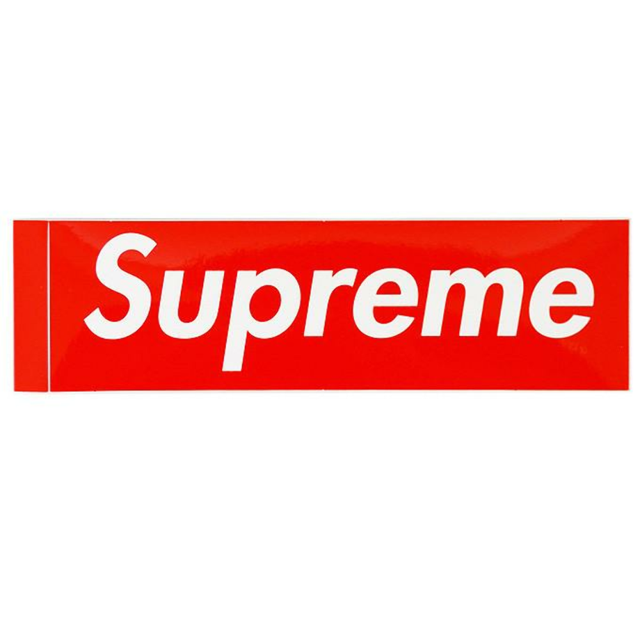 supreme logo red