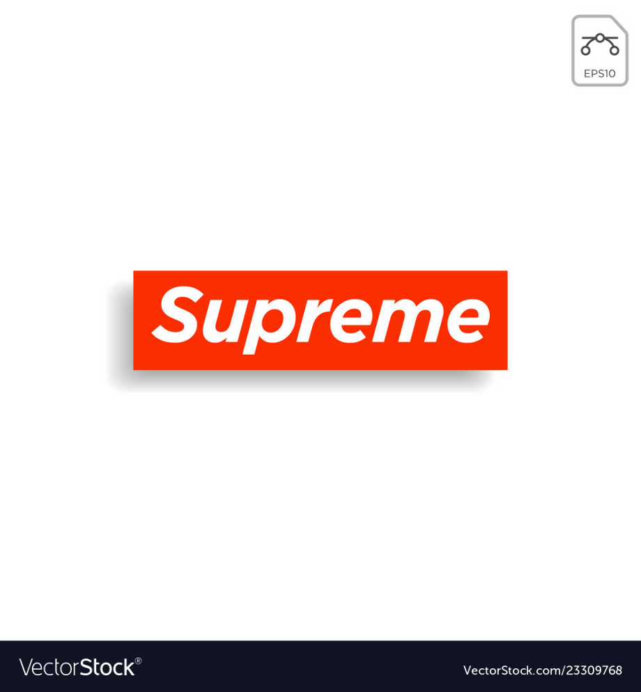 Download High Quality supreme logo design Transparent PNG Images - Art
