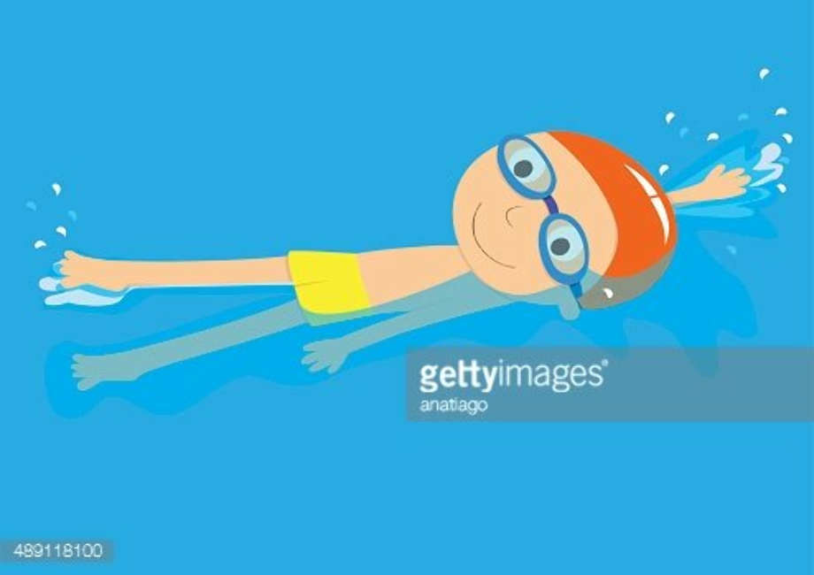 swimming clipart backstroke
