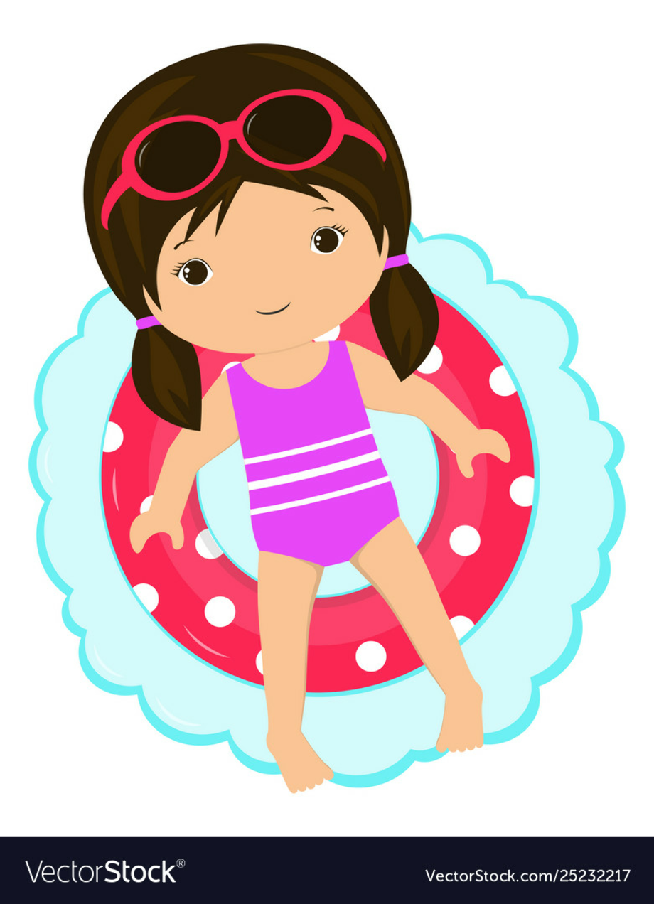 Download High Quality swimming clipart little girl Transparent PNG