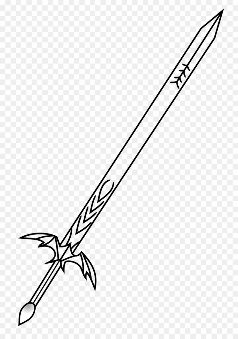 Sword Outline Clip Art
