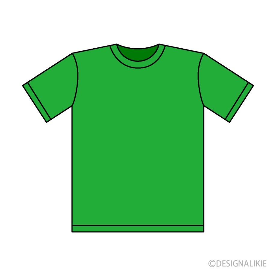 t shirt clipart green