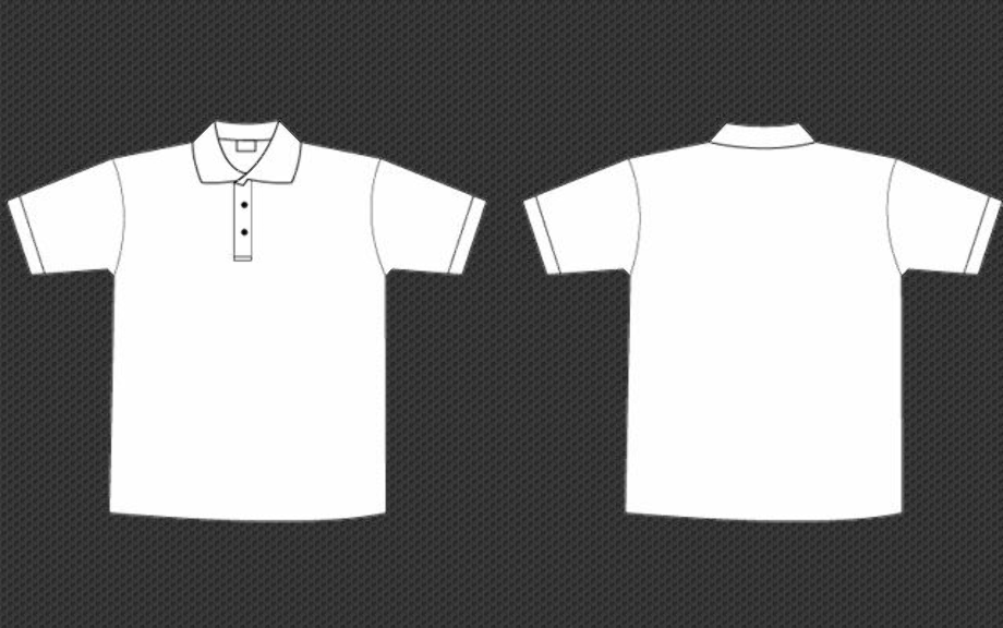 Collar T Shirt Template Vector Free Download