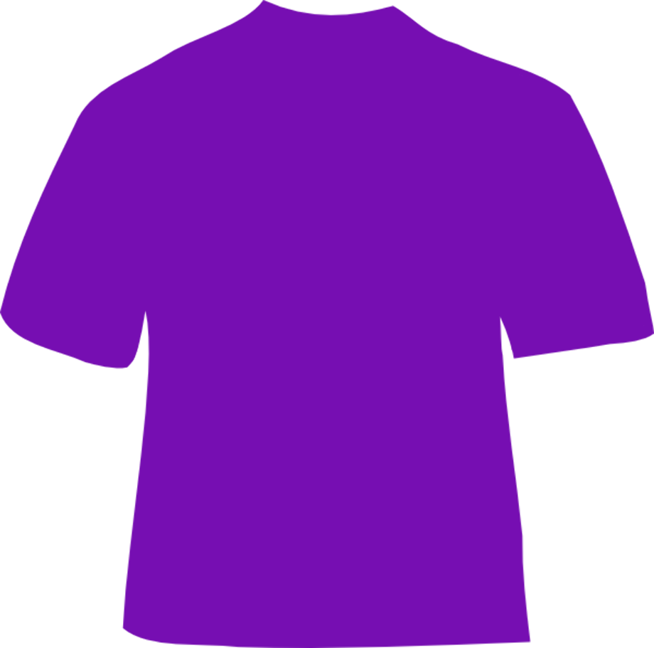 t shirt clipart purple