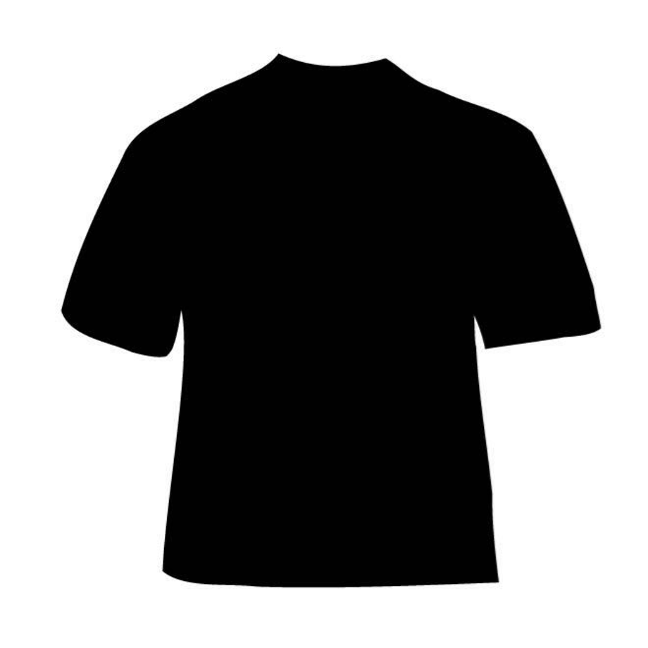 t shirt clipart silhouette