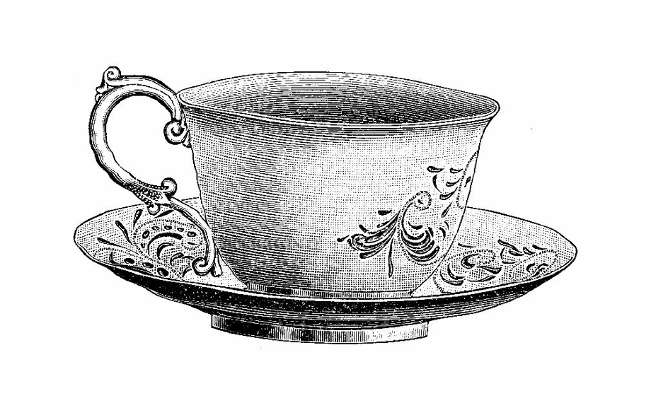 tea clipart victorian