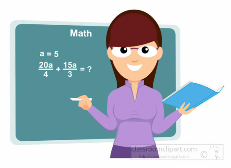 free clipart for teachers mathematics teacher
