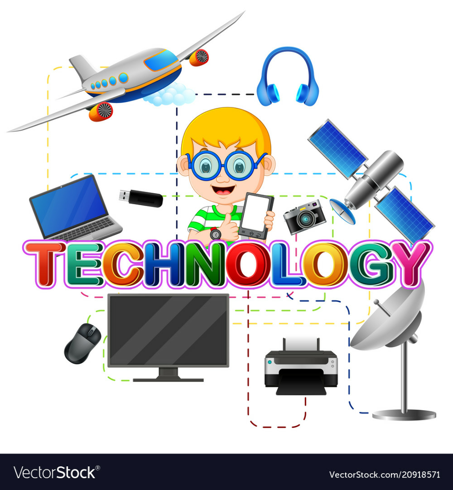 technology clipart word