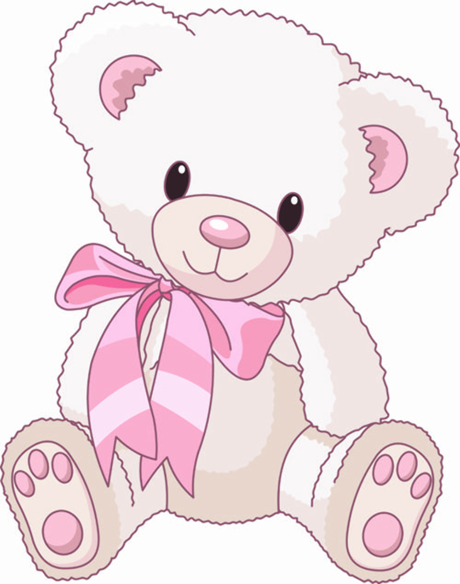 teddy bear clipart baby girl