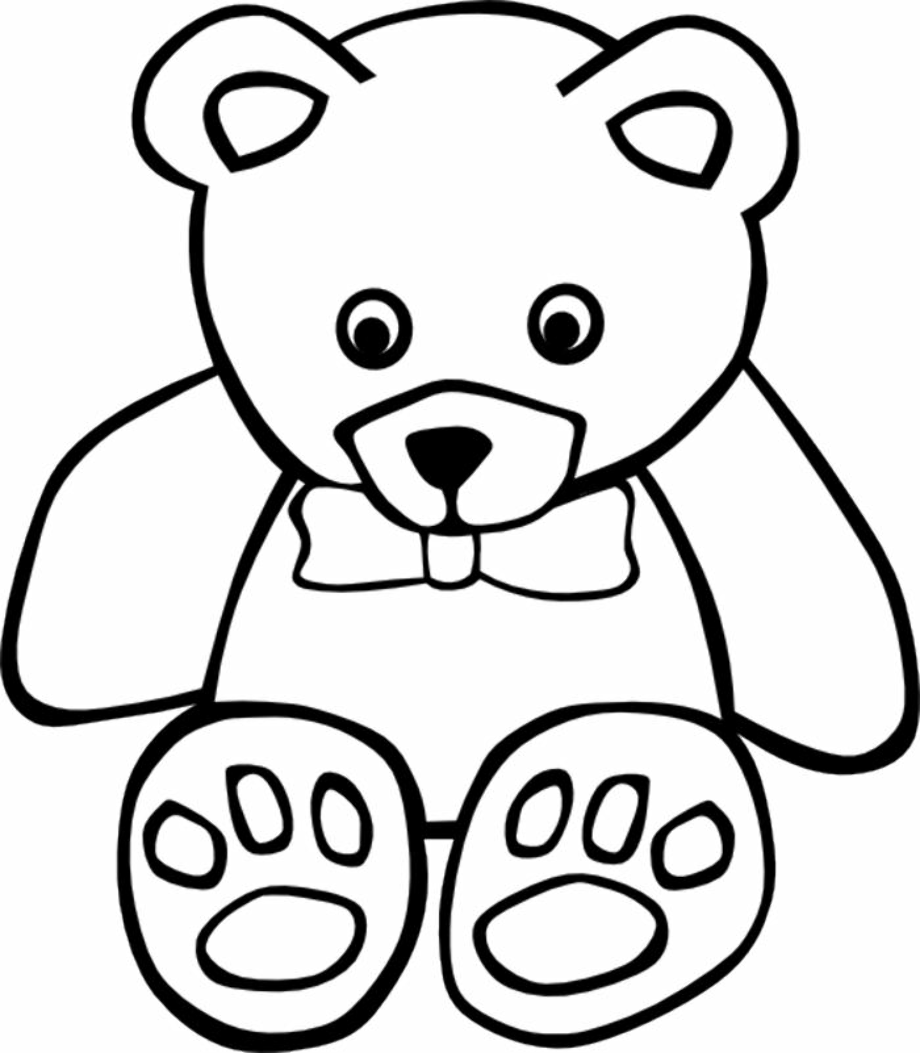 Download High Quality teddy bear clipart outline Transparent PNG Images ...