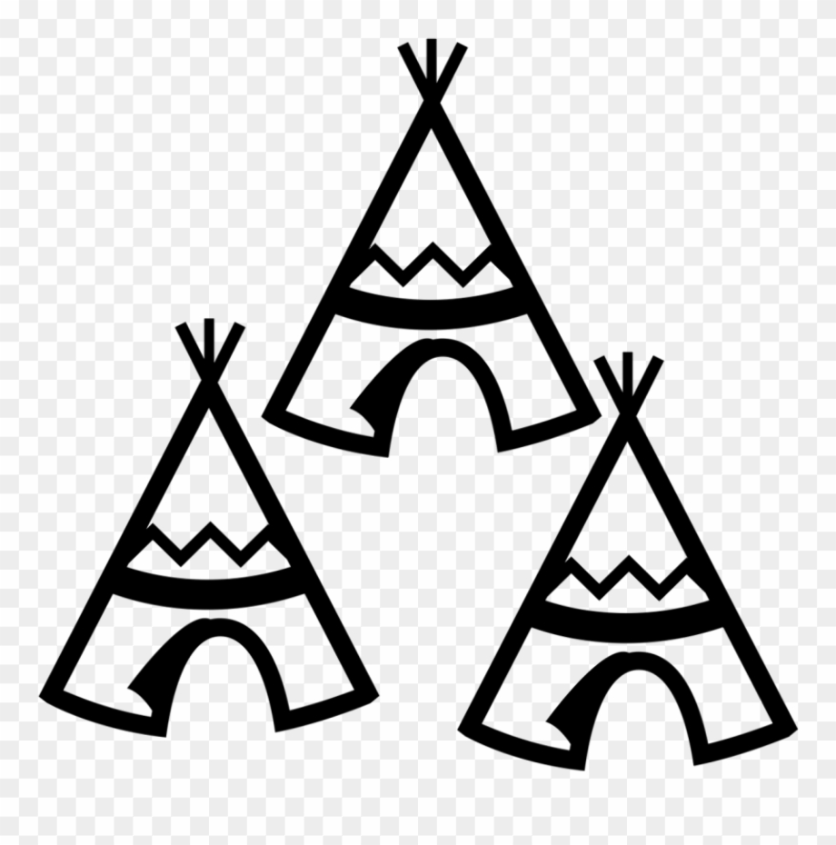 teepee clipart simple