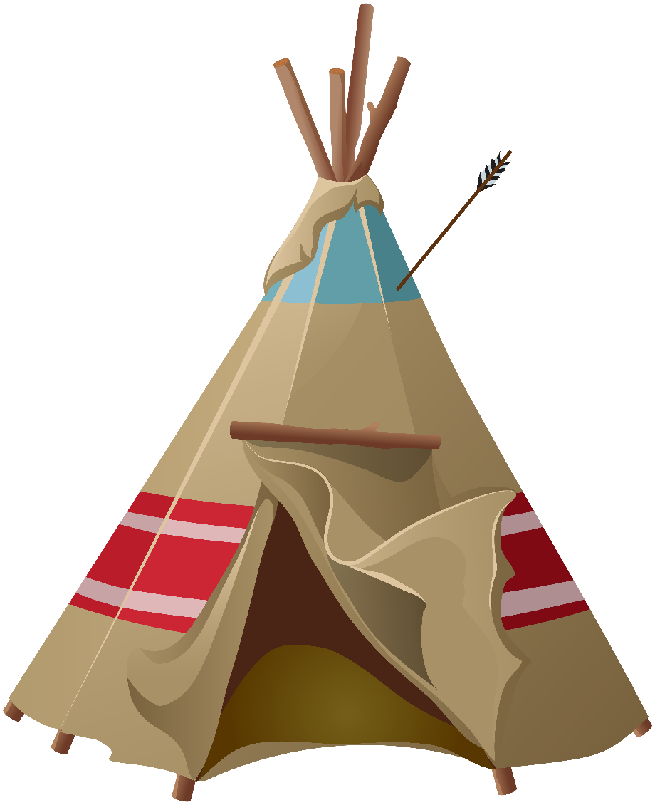 teepee clipart tent