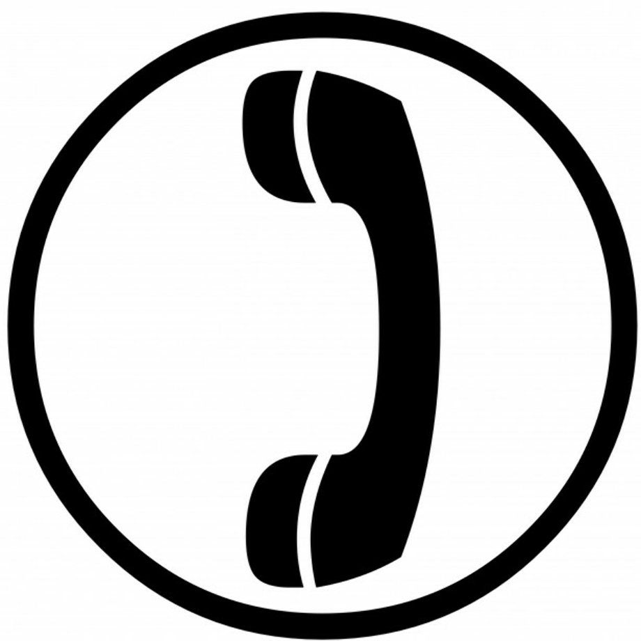 telephone clipart silhouette